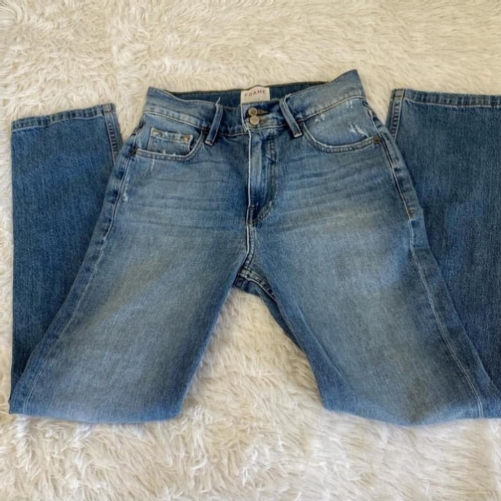 FRAME heritage le sylvie slender straight denim jeans size 26 - Picture 4 of 8